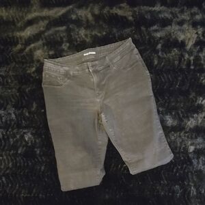 Faded Black Denim Skinny Jeans